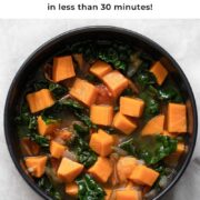 PIn for kale and potato soup recipe.