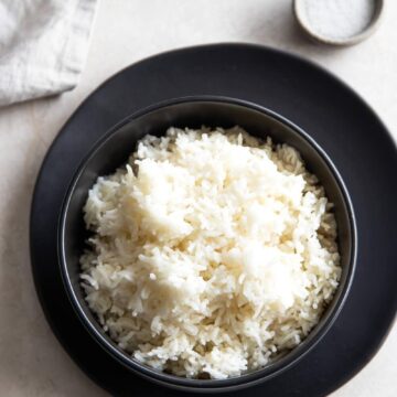 A bowl of Instant Pot Basmati Rice