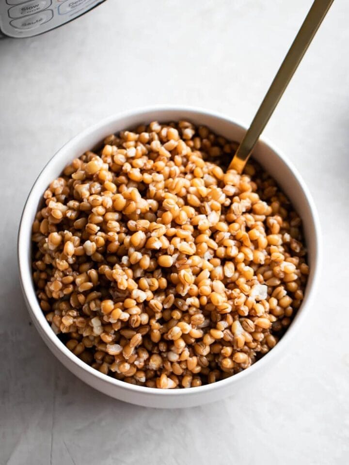 Instant Pot Wheat Berries Real + Vibrant